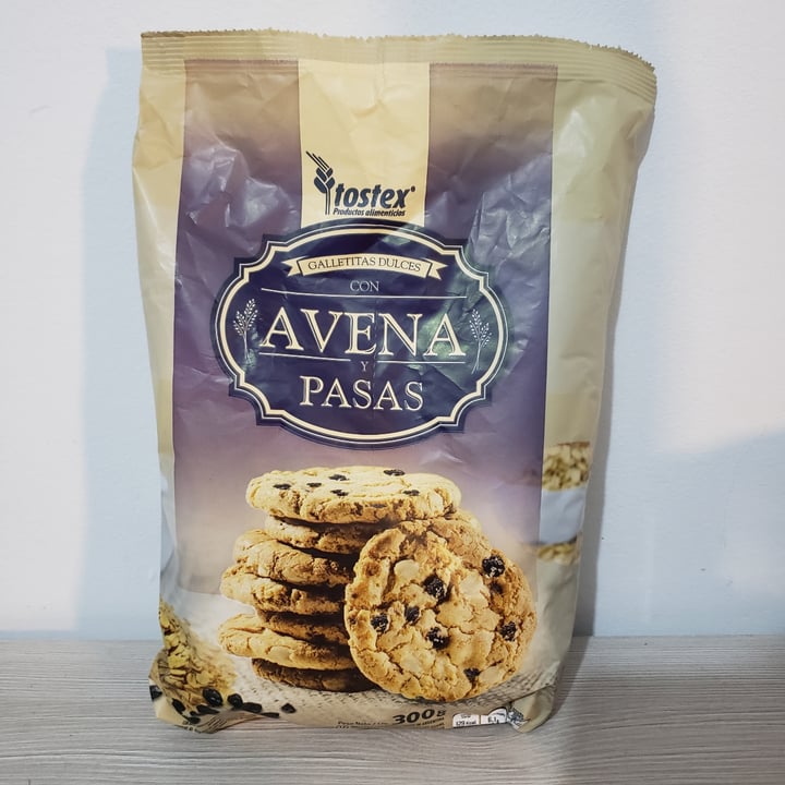 photo of Tostex Galletitas Dulces Con Avena Y Pasas shared by @maripau on  15 Aug 2023 - review