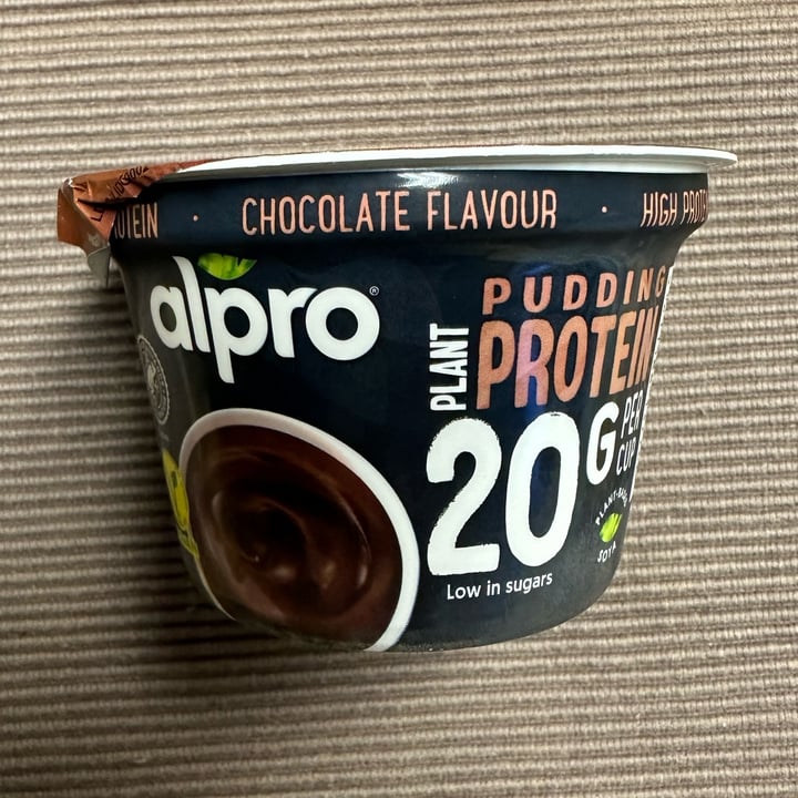Alpro dark chocolate plant protein pudding Review abillion