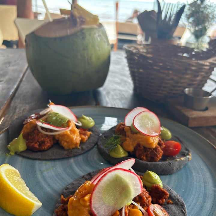 photo of Lido Bar Restaurant Taco de Papa con Chorizo Vegano shared by @rooockd on  22 Apr 2023 - review
