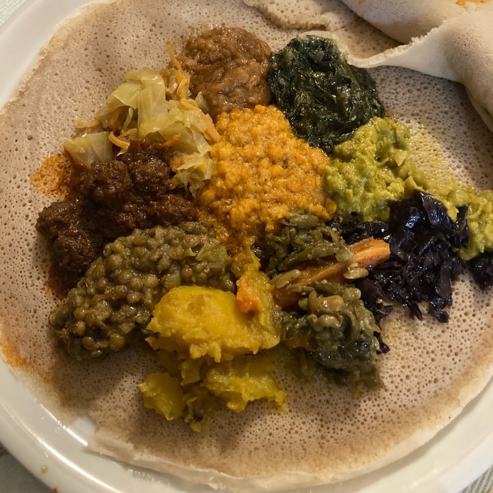 photo of Habesha Restaurant Mix Plate Veg shared by @violainz on  28 Apr 2023 - review