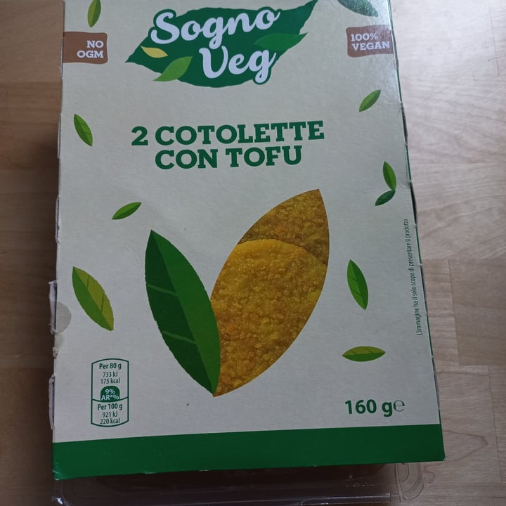 photo of Sogno veg 2 Cotolette Con Tofu shared by @paolaf on  15 Jul 2023 - review