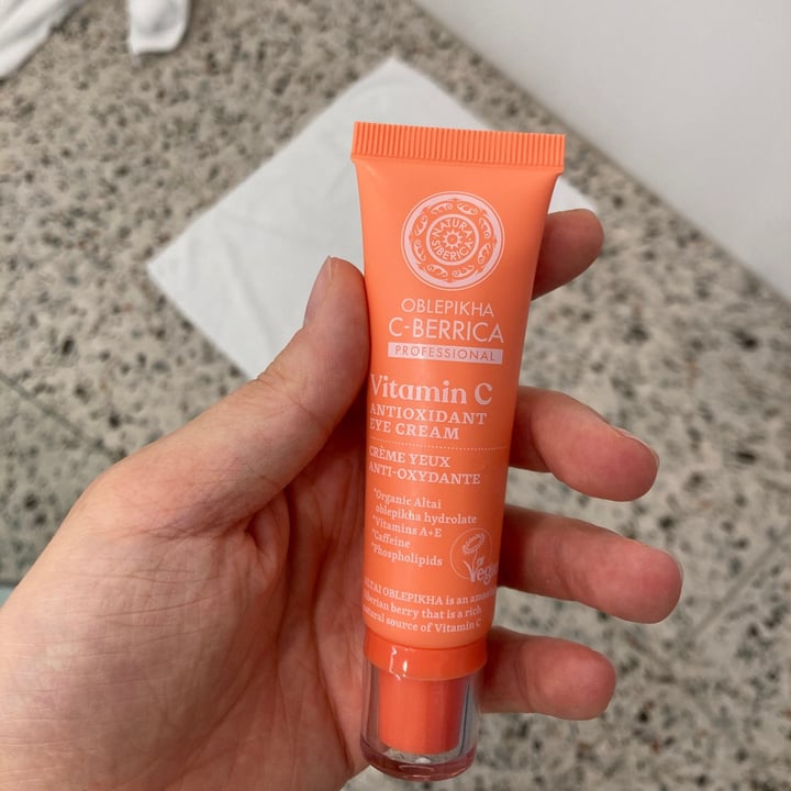 photo of Natura Siberica Vitamin C Antioxidant Eye Cream shared by @saracofa on  12 Dec 2022 - review