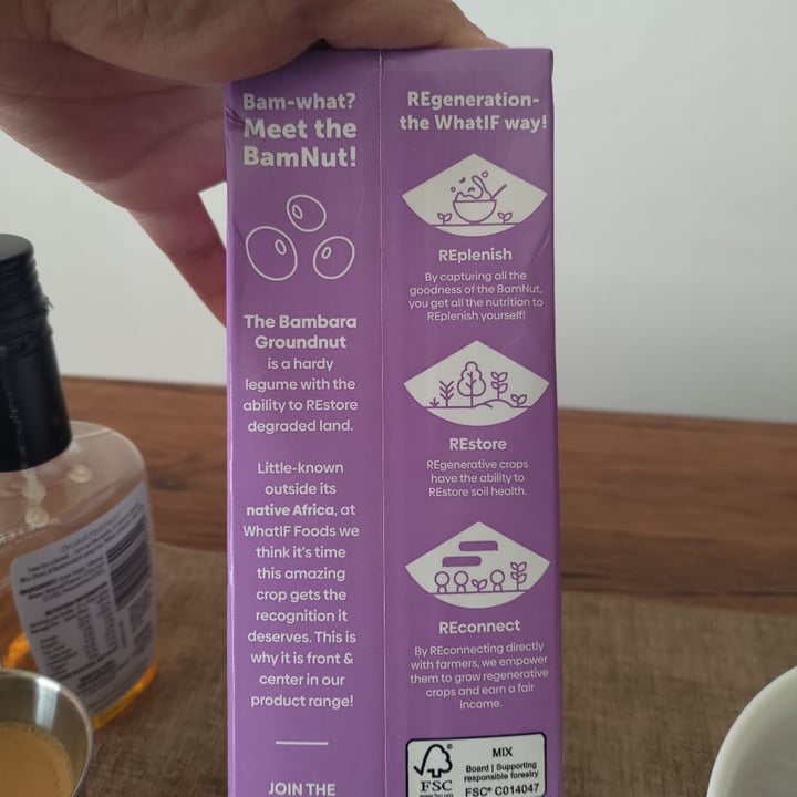 photo of WhatIF Foods BAMnut Plant Based Milk - Everyday shared by @stevenneoh on  04 Apr 2023 - review