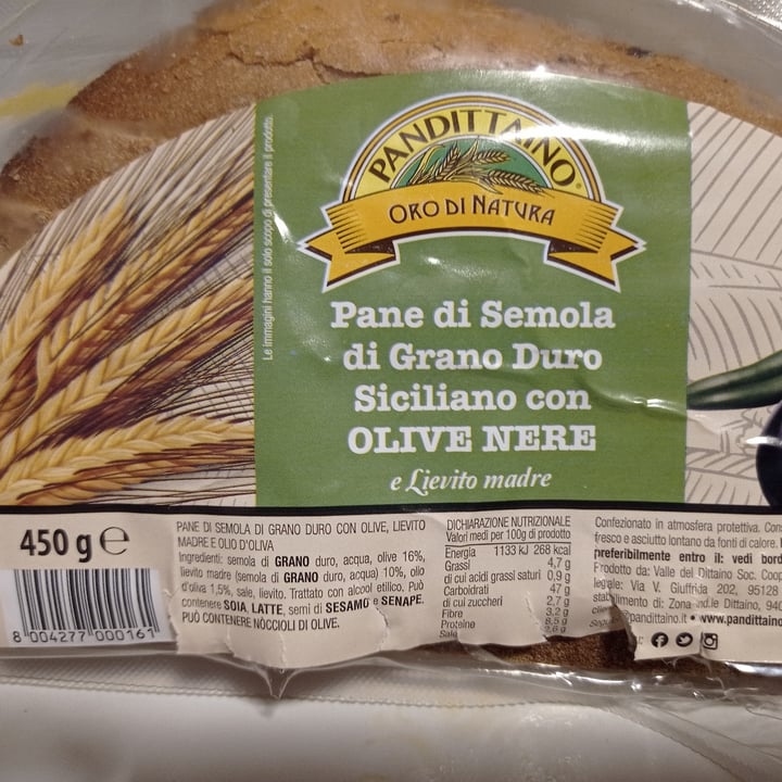 photo of Pandittaino Pane di Semola di Grano Duro Siciliano con Olive Nere shared by @susannatuttapanna on  24 Jul 2023 - review