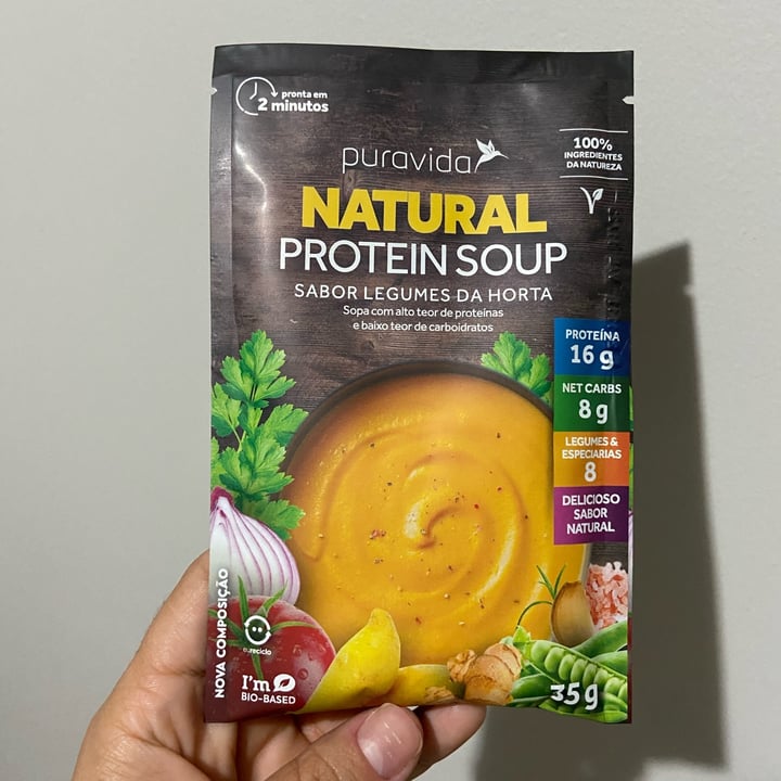 photo of Puravida Sopa Natural Protein Soup shared by @saraalmeidabzr on  26 May 2023 - review