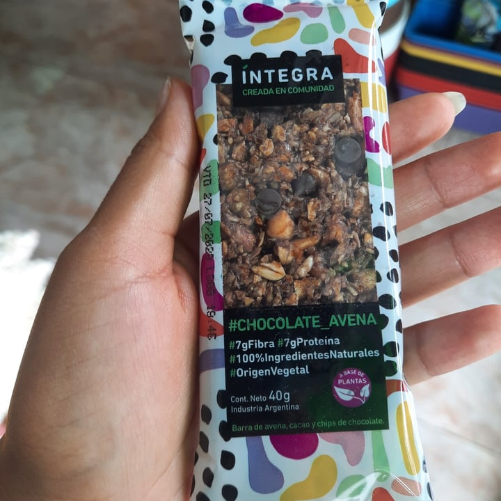 photo of Integra Barra de Avena Y Chocolate shared by @mayra270503 on  31 Jan 2023 - review