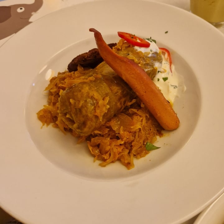 photo of Napfényes Restaurant and Confectionery Stuffed Cabbage a la Kolozvar shared by @janaplantpowered on  27 Jun 2023 - review
