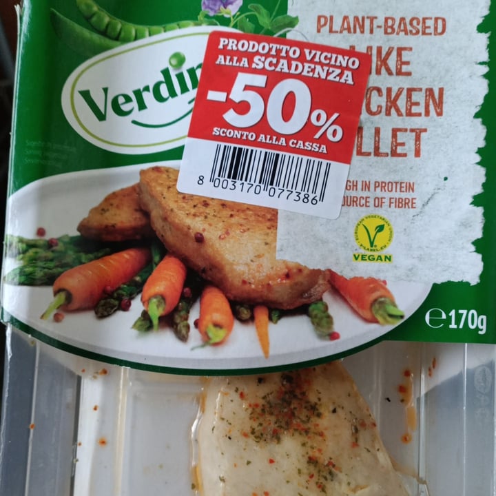 photo of Verdino plant based like chicken fillet shared by @lolli on  13 Jun 2023 - review