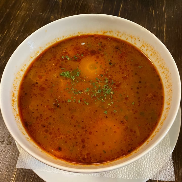 photo of Kozmosz Vegán Étterem Vegan Goulash shared by @juliprisma on  09 Jun 2023 - review