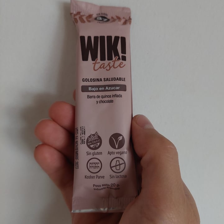 photo of Wik taste Barra De Quinoa shared by @flay on  12 Feb 2023 - review