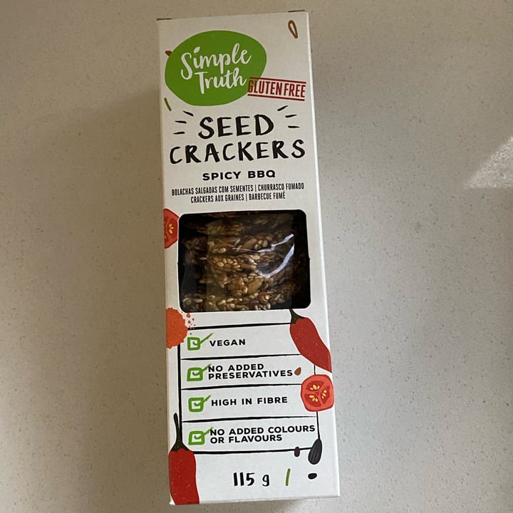 Simple Truth Seed Crackers Spicy BBQ Review abillion