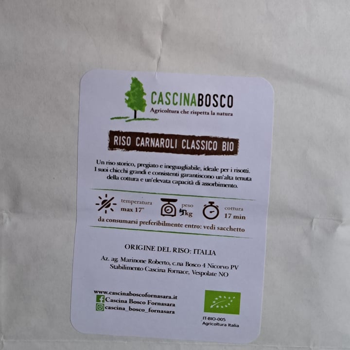 photo of Cascina Bosco Riso Carnaroli Classico Bio shared by @ferny65 on  24 Jul 2023 - review