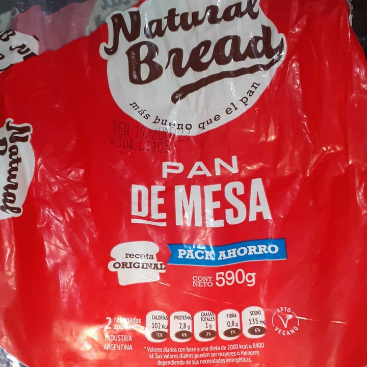 photo of Natural Bread Pan de mesa shared by @martwner on  08 Jun 2023 - review