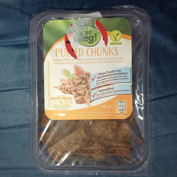 photo of Just Veg! (ALDI Italy) Pulled chunks shared by @piumy1983 on  28 Feb 2023 - review