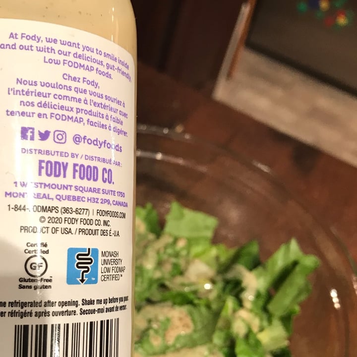 photo of Fody Foods Cesar Dressing shared by @maryanarch on  08 Feb 2023 - review