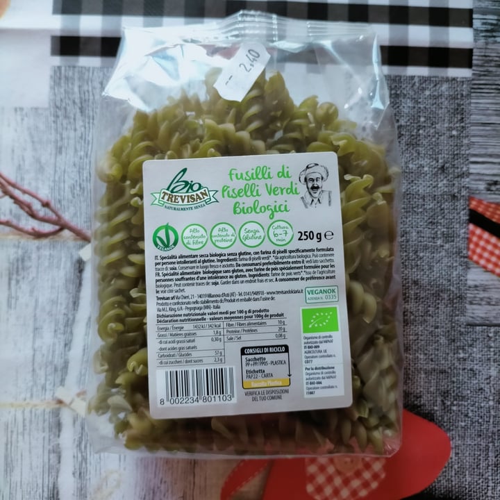 photo of Trevisan Fusilli di piselli verdi biologici shared by @zimtundingwer on  28 Mar 2023 - review