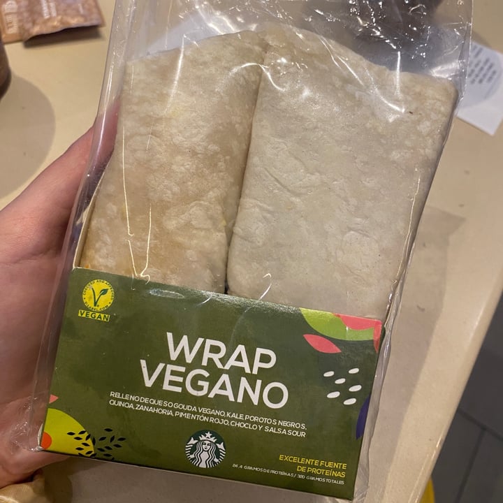 photo of Starbucks Wrap Vegano shared by @loveccier on  18 Feb 2023 - review