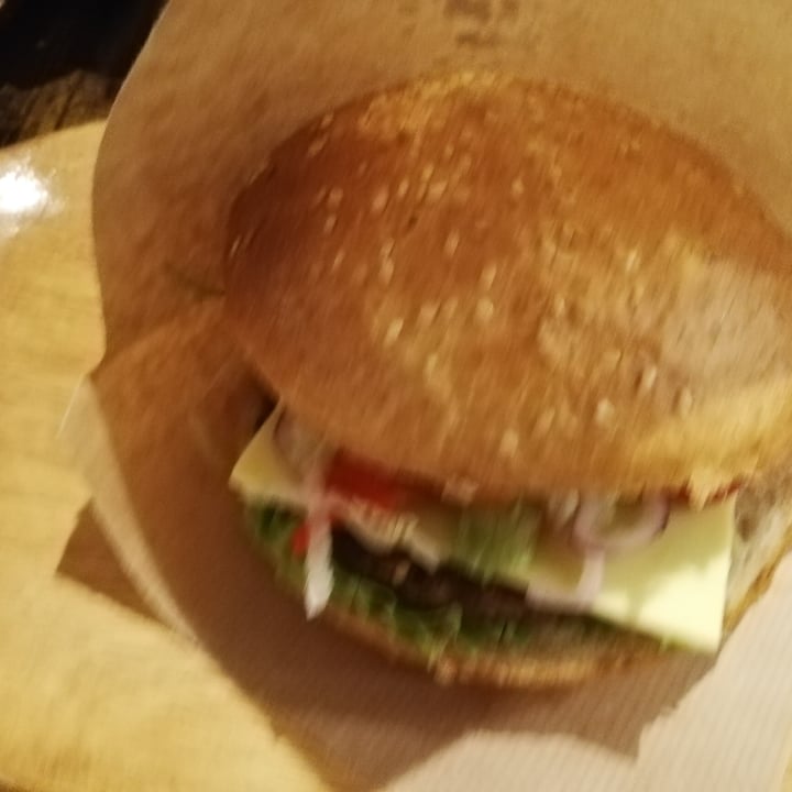 photo of Vegan Burger Linsen Burger shared by @plantifulvegan on  28 Dec 2022 - review