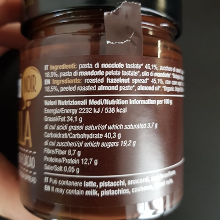 photo of Damiano Think Organic Chocobella - Crema di nocciole italiane 45% e cacao shared by @88sha on  25 Apr 2023 - review