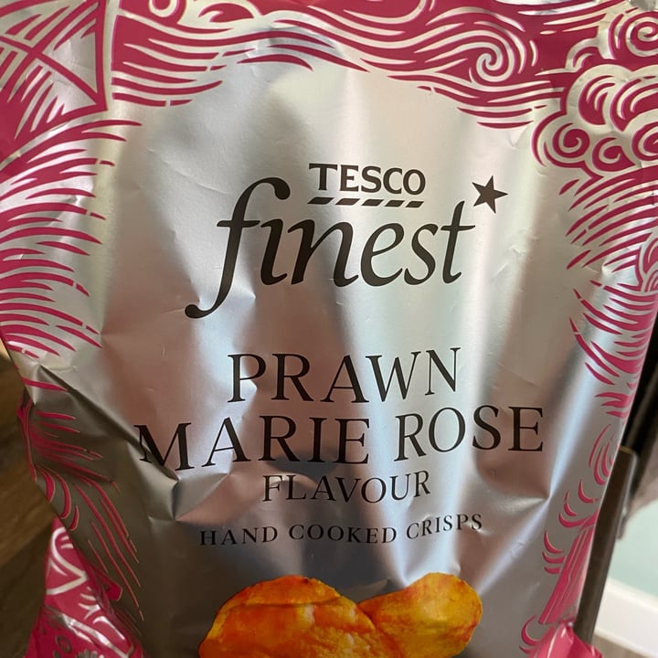 photo of Tesco Finest Prawn Marie Rose Flavour Hand Cooked Crisps shared by @partyinthekitchen on  04 Jun 2023 - review