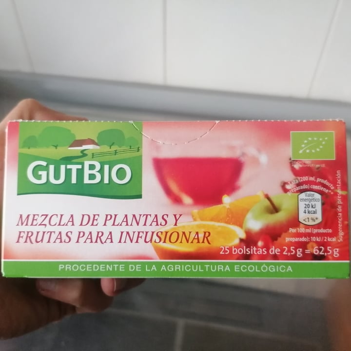 photo of GutBio Mezcla de plantas frutas infusión shared by @patatitacontofu on  13 Jun 2023 - review