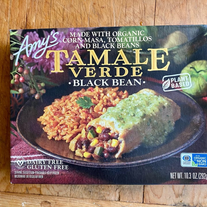 photo of Amy’s Amy's Tamale Verde Black Bean shared by @sandrews on  02 Jul 2023 - review