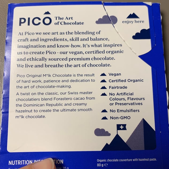 photo of Pico Chocolate Original M*lk shared by @sechague on  02 Apr 2023 - review
