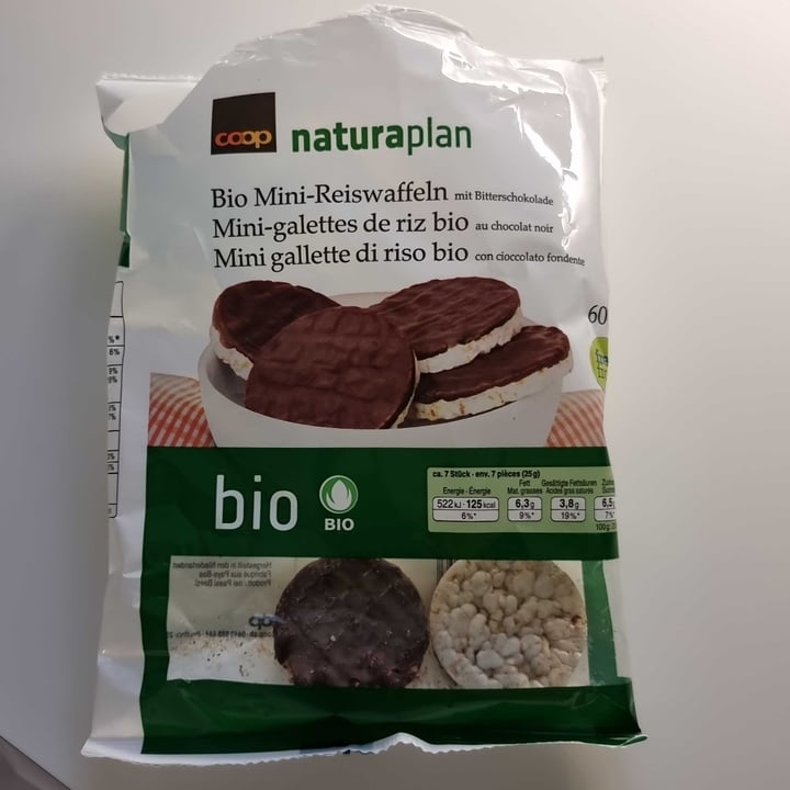 photo of Coop naturaplan mini gallette di riso bio shared by @euberta89 on  24 Feb 2023 - review