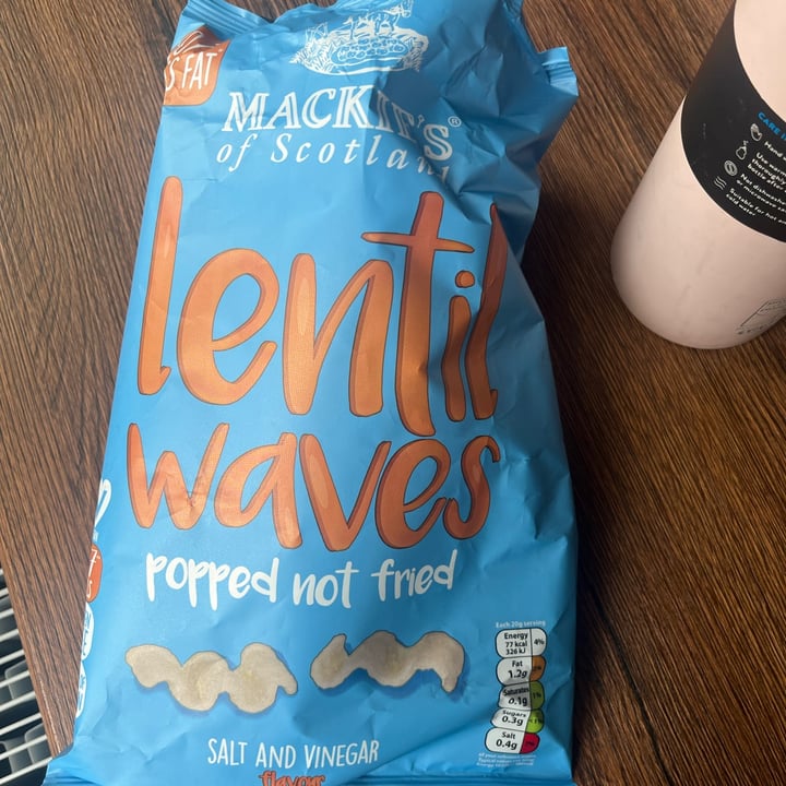 photo of Mackie's of Scotland Salt & Vinegar Lentil Waves shared by @devon0 on  14 May 2023 - review