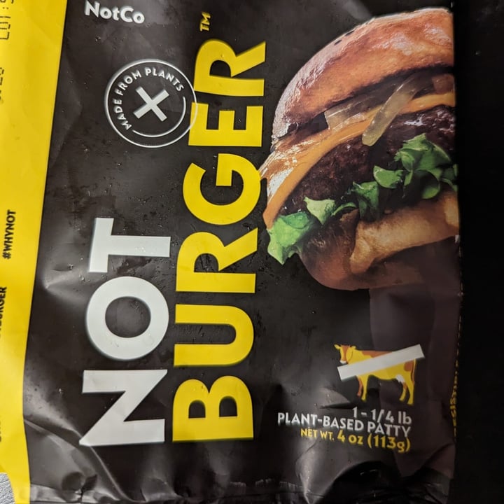 photo of Not burger Hamburger vegano shared by @rochi09 on  10 May 2023 - review