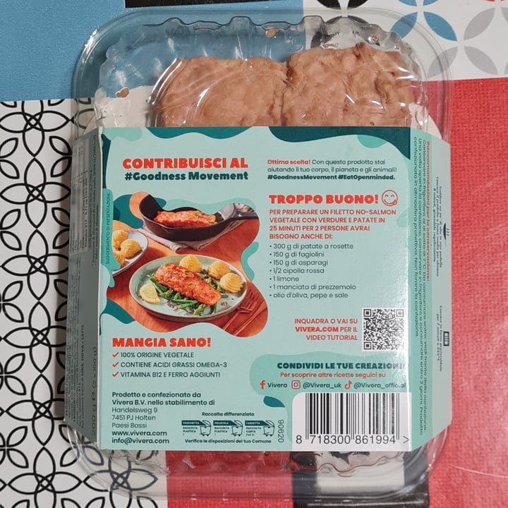 photo of Vivera Filetto No-Salmon Vegetale shared by @pizzarossa on  29 Jul 2023 - review