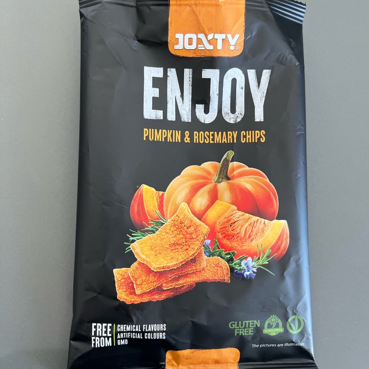 photo of Enjoy Chips Chips vegetali con zucca e rosmarino shared by @brainstorming7 on  27 Apr 2023 - review