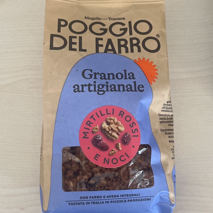 photo of Poggio del farro Granola con mirtilli rossi e noci shared by @massytrenti on  12 Jun 2023 - review