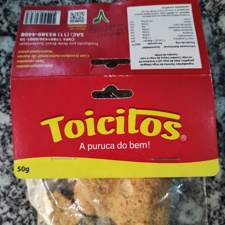 photo of Rede Brasil Sustentável snacks shared by @patriciaqueique on  07 Feb 2023 - review