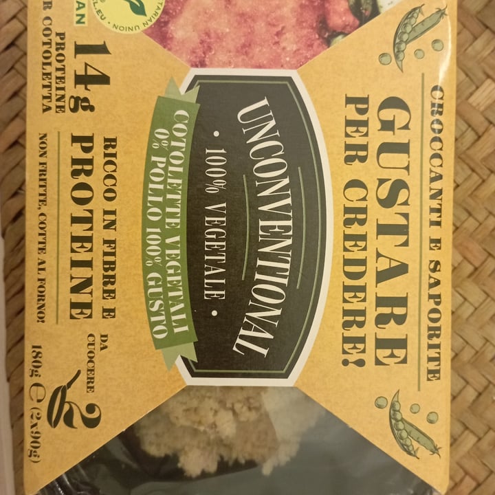 photo of Unconventional Cotolette Vegetali 0% Pollo 100% Gusto shared by @silvsinthewoods on  26 Apr 2023 - review