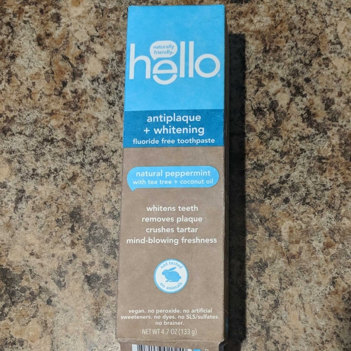 photo of Hello hello Antiplaque And Whitening Toothpaste shared by @oolaf-13 on  29 Jan 2023 - review