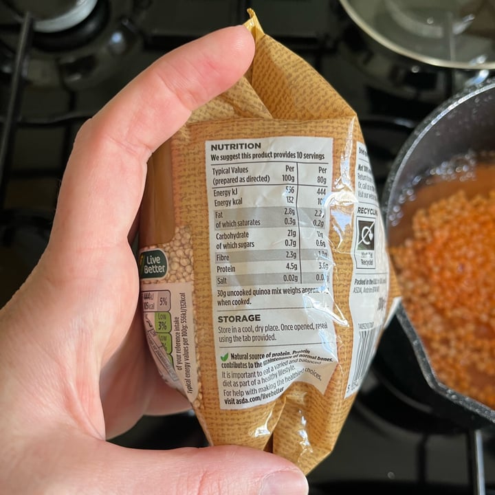 photo of ASDA Quinoa shared by @ameriamber on  19 Jun 2023 - review