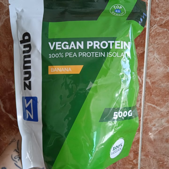 photo of Zumub Vegan Protein - Pea Protein Isolate, Banana Flavour shared by @sthr on  07 Aug 2023 - review