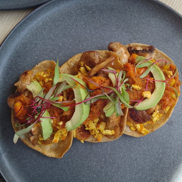 photo of Restaurante Vegano Cardamomo Breakfast tacos shared by @nataliagarzon on  23 Jan 2023 - review