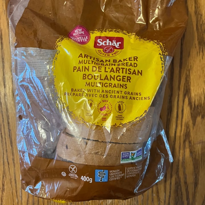 photo of Schär Gluten Free Artisan Baker Multigrain Bread shared by @ecoveg on  02 Aug 2023 - review