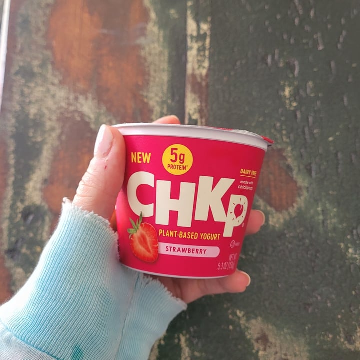 photo of CHKP Strawberry plant-based yogurt shared by @bananasmoothie on  13 Jun 2023 - review