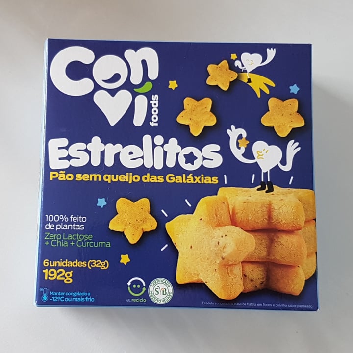 photo of Convi Foods estrelitos - pão sem queijo shared by @tainac on  19 Feb 2023 - review