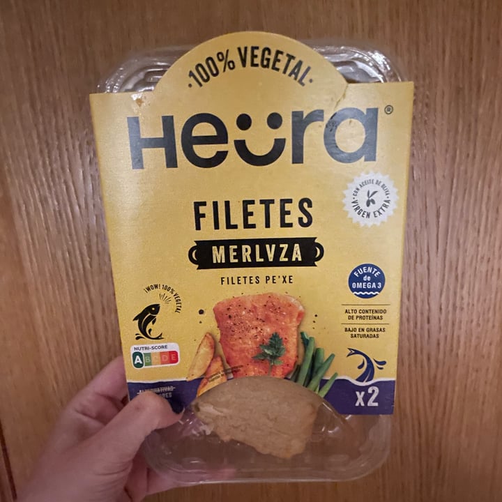photo of Heura Filetes Merluza shared by @meatismurder on  20 Apr 2023 - review