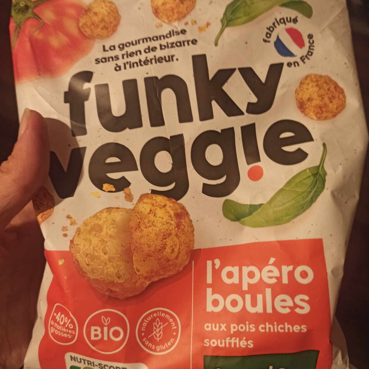 Funky veggie Apéro boules pois chiches soufflés Review | abillion