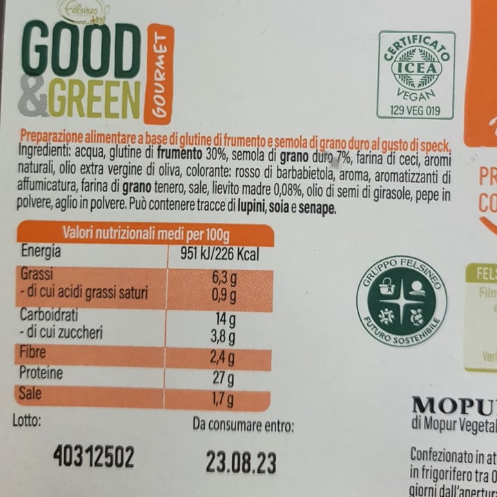 photo of Good & Green mopur gusto speck shared by @chiaraar on  16 Jul 2023 - review