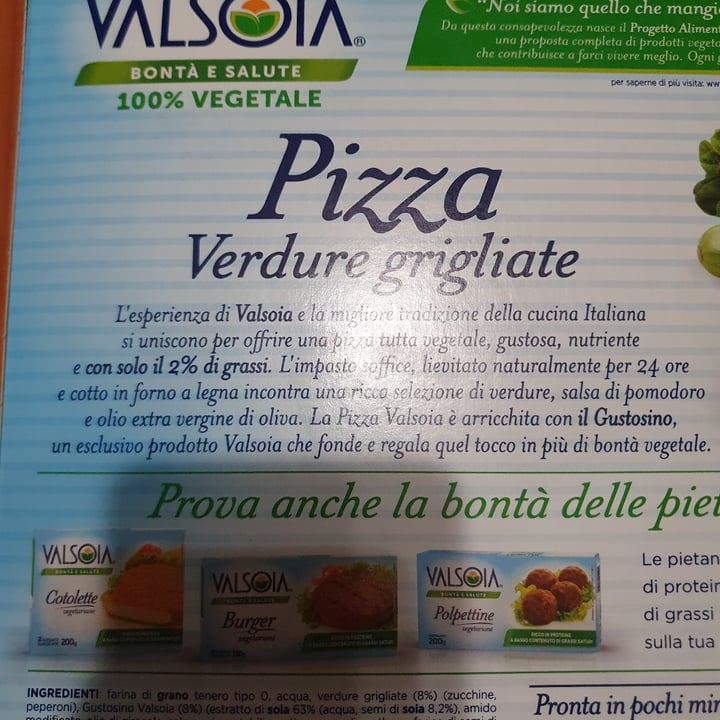 photo of Valsoia Pizza con Verdure Grigliate shared by @tomma97 on  09 Jan 2023 - review