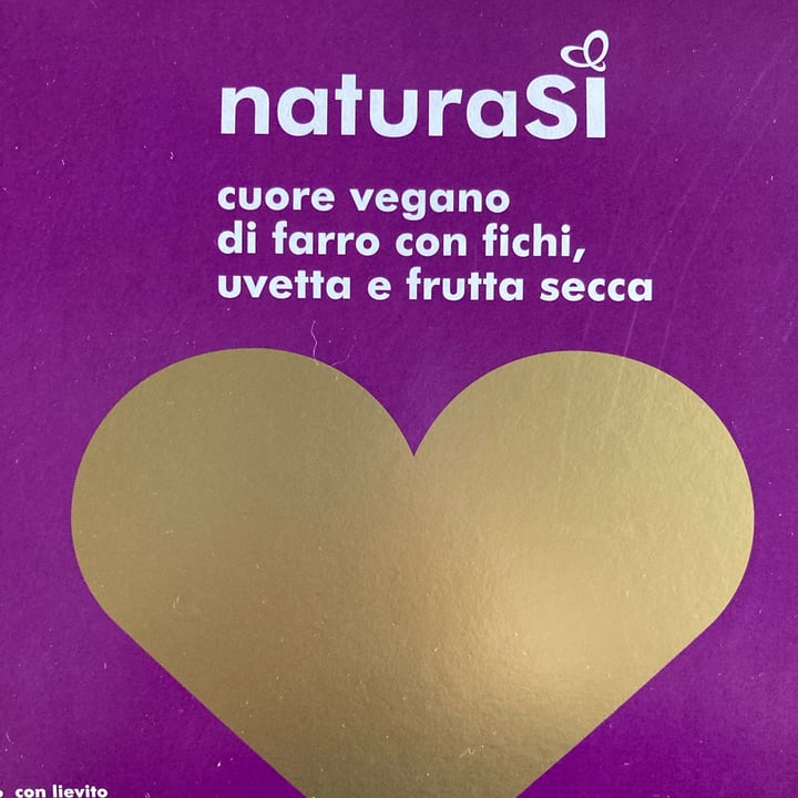 photo of Natura Sì Cuore vegano di Farro con fichi, uvetta e frutta secca shared by @tinavegl on  08 Feb 2023 - review