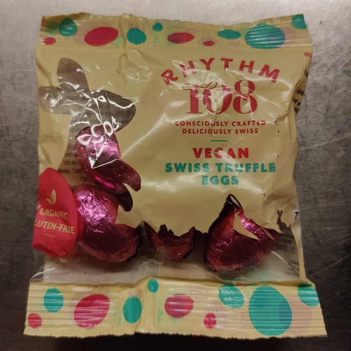 photo of Rhythm 108 Swiss Truffle Eggs shared by @enkelvegan on  02 Mar 2023 - review