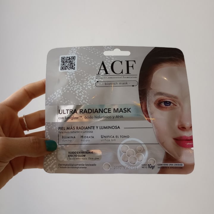 photo of ACF Ultra radiance mask shared by @marinaogando on  08 Apr 2023 - review