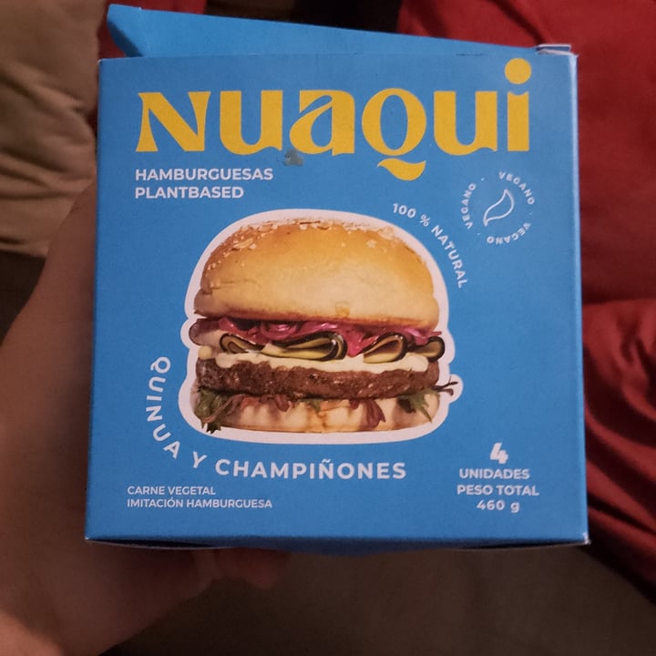 photo of Nuaqui Hamburguesas de quinoa y champiñones shared by @nataliagarzon on  23 Jan 2023 - review